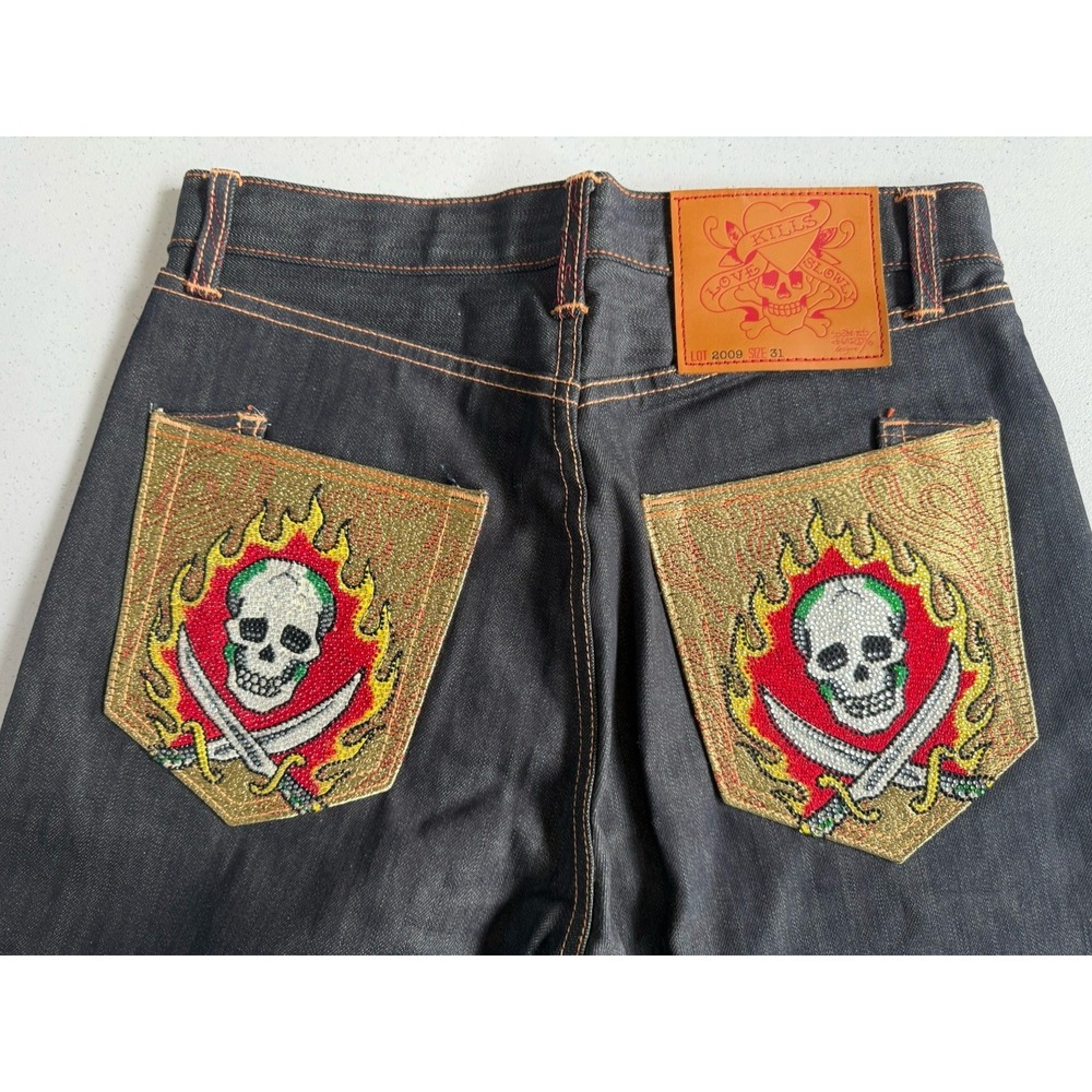 ED HARDY MEN'S JEANS